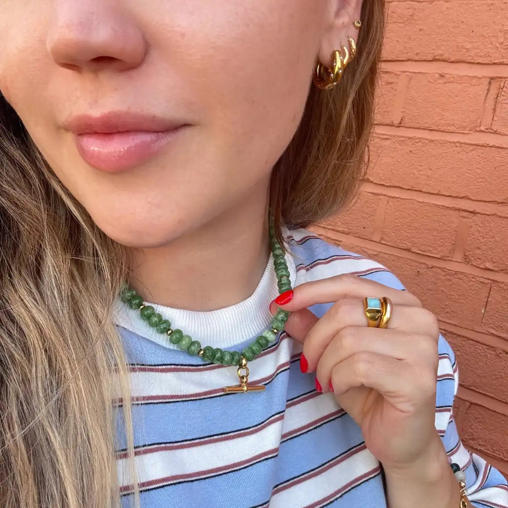 Terra Huggie Hoops